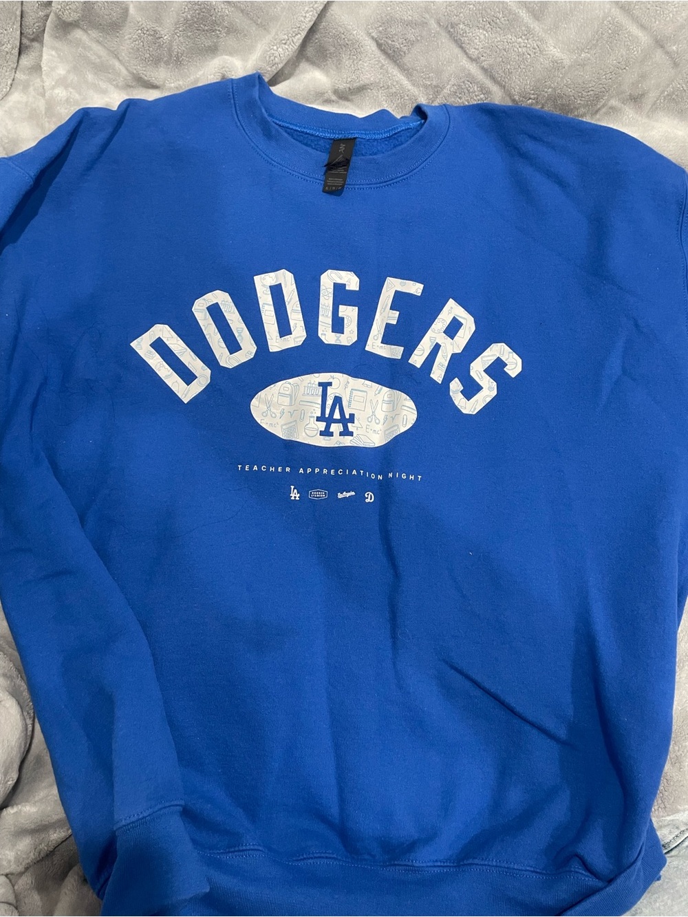 Los Angeles Dodgers Royal Blue Crewneck Sweatshirt